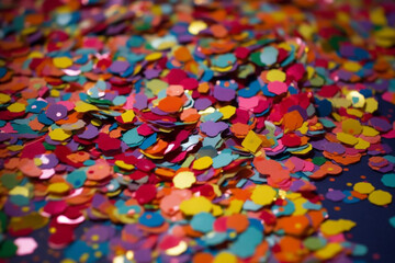 Fototapeta na wymiar Close-up of confetti