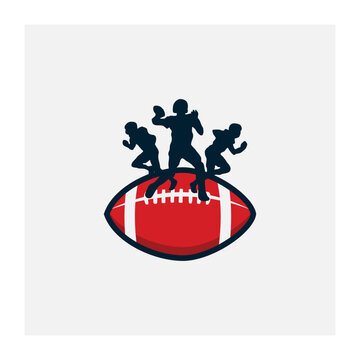 American Fottbal Vector Logo Design