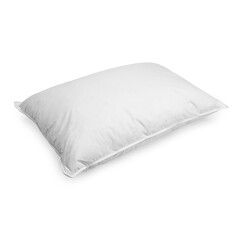 Fototapeta na wymiar pillow with white pillow case on white background 