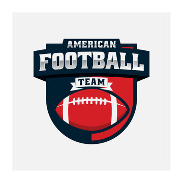 American Fottbal Vector Logo Design