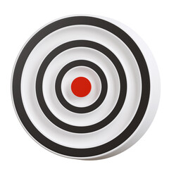 Target board. business symbol target audience, selecting a target audience for business