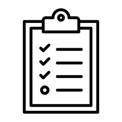 Fototapeta premium Checklist Icon