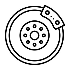 Brake Disc Icon