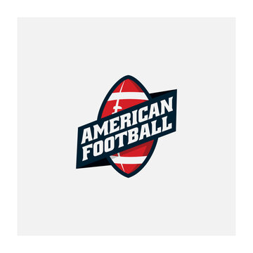 American Fottbal Vector Logo Design