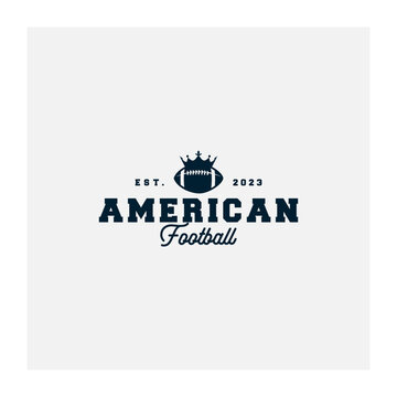 American Fottbal Vector Logo Design