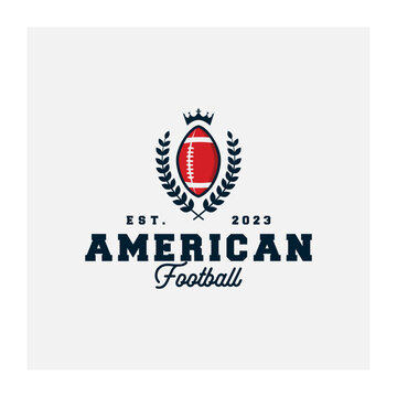 American Fottbal Vector Logo Design