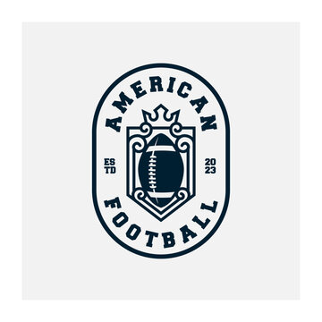 American Fottbal Vector Logo Design