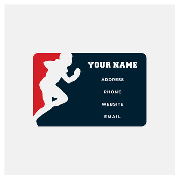 American Footbal business Card Design
