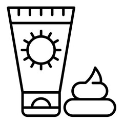 Suncream Icon
