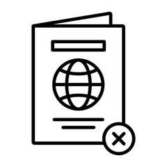 Passport Rejected Icon