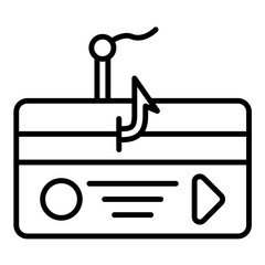 Credit Card Phishing Icon