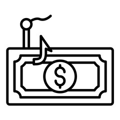 Currency Phishing Icon