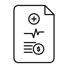 Medicine Bill Icon