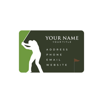 Golf Business Card Design