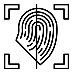 Fingerprint Scanner Icon