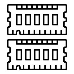 Fototapeta premium RAM Icon