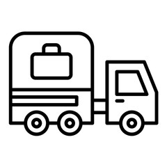 Baggage Truck Icon