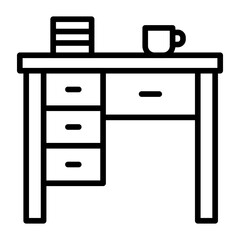 Study Table Icon