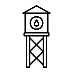 Water Tank Icon