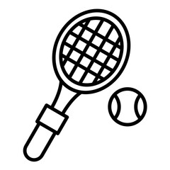 Tennis Racket Icon