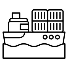 Cargo Ship Icon