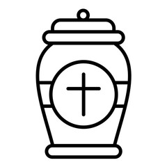 Obraz premium Urn Icon