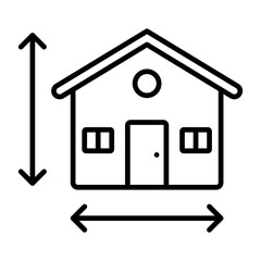 House Measurement Icon