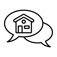 House Chat Icon