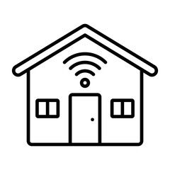 House Wifi Icon