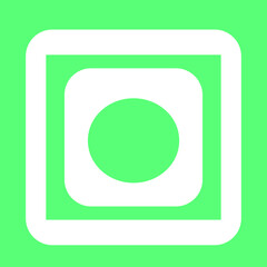 vector green button