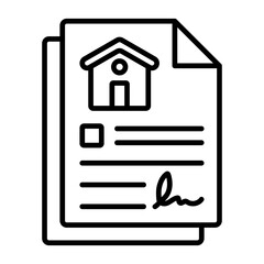 Property Agreement Icon