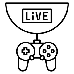 Game Streaming Icon