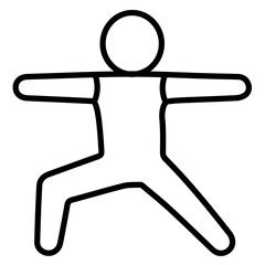 Gym Stretch Icon