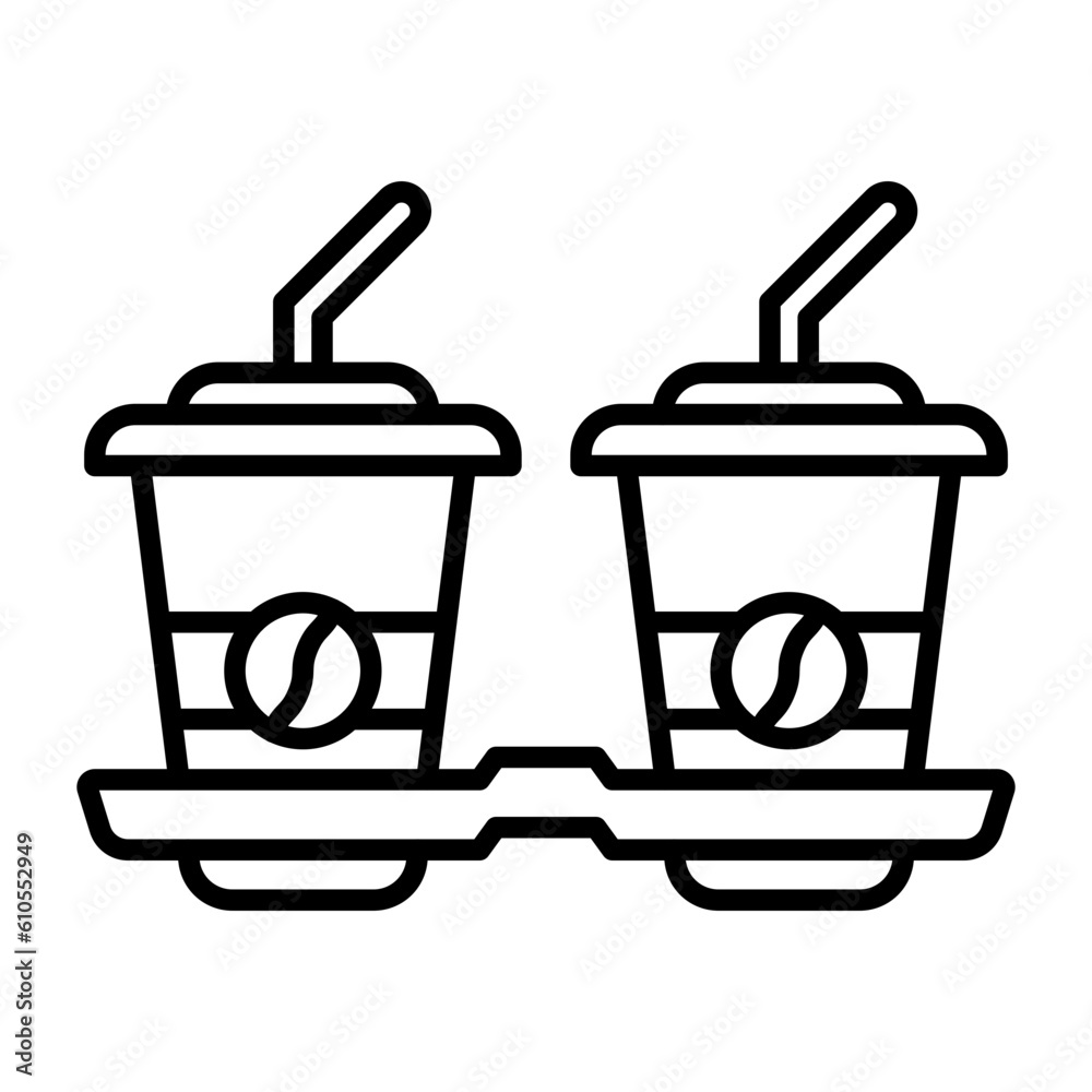 Canvas Prints coffee takeaway icon