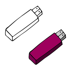 doodles school education flash drive