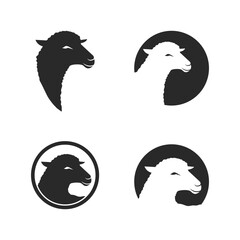 Goat illustration logo icon