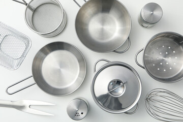 Concept of kitchen supplies and kitchen dish