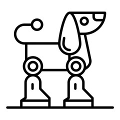 Robot Dog Icon