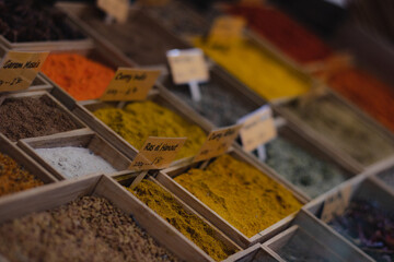 Especias en el mercado