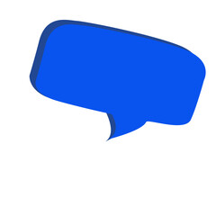 blue speech bubble