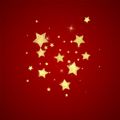 Magic stars vector overlay.  Gold stars scattered