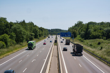 Autobahn A 81 bei Singen