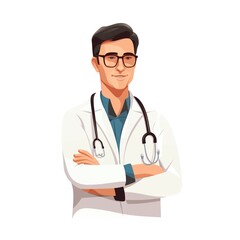 doctor's day- vector illustration of doctor's day.illustration