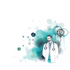 doctor's day- vector illustration of doctor's day.illustration