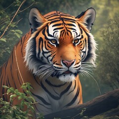 portrait of a tiger