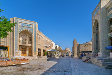 Fototapeta na wymiar Street in Bukhara, Uzbekistan
