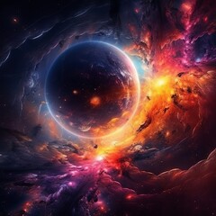 宇宙空間,Generative AI AI画像