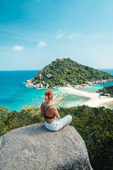 Travel on a tropical island, visit Koh Nang Yuan