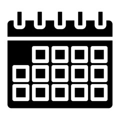 calendar, time and date icon