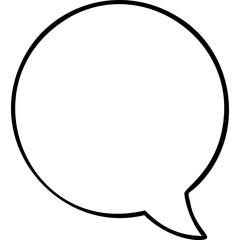 Round Speech Bubble